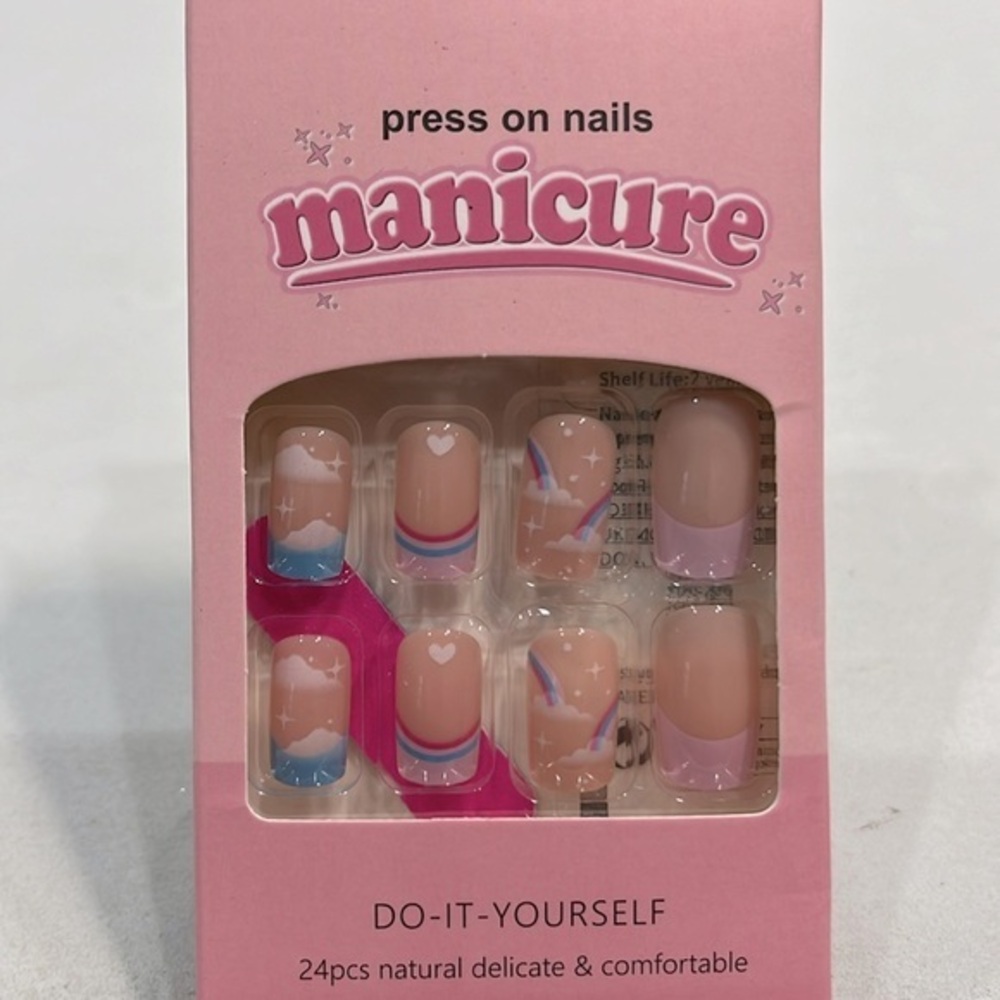 Press‎ on nails manicure fashion nails beautiful nails quick easy pretty sexy